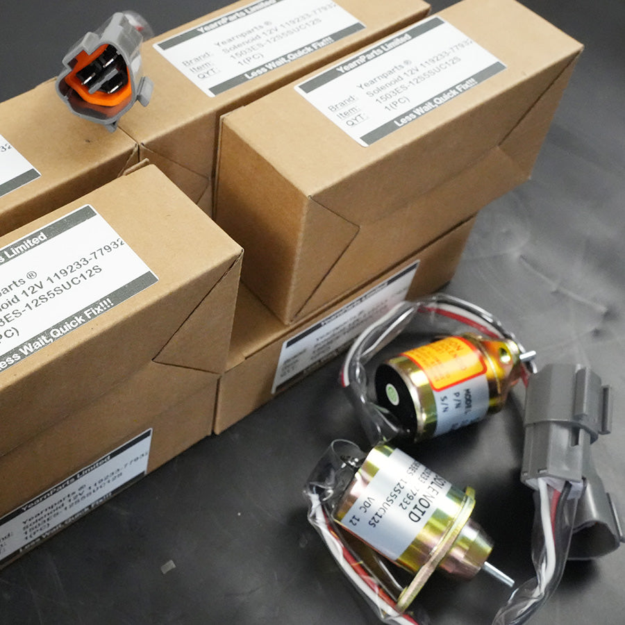 Topsealkit YM119233-77932 solenoid valve, for Komatsu Excavator PC20R-8 PC22MR-3 PC27R-8 PC35R-8 - image 6