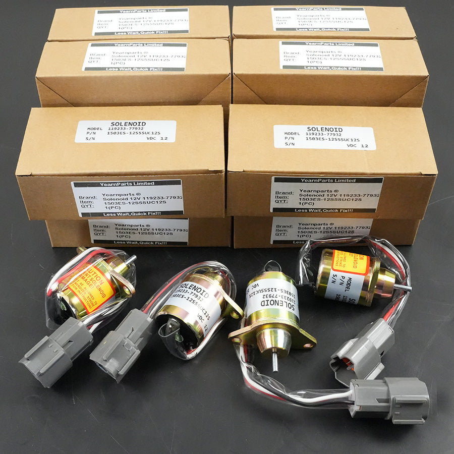 Topsealkit YM119233-77932 solenoid valve, for Komatsu Excavator PC45R-8 PC55MR-3 PC75R-2 PW75R-2 - image 4
