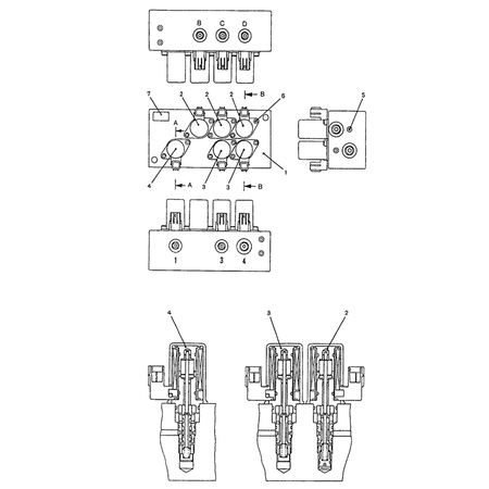 YT35V00005F1 speed swing motor solenoid valve for Kobelco Excavator 70SR 80SR SK80CS - image 2