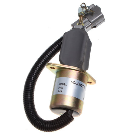 YM129953-77802 stop solenoid for Hyundai Excavator R55-3 - image 4
