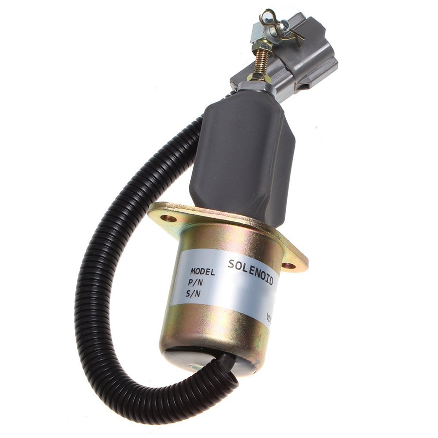YM129953-77811 stop solenoid for Hyundai Wheel Loader HSL810 - image 4