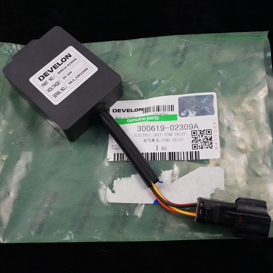 timer relay 300619-02309A for Doosan DL200 DL250 Wheel Loader DX140 DX200 Excavator - image 2